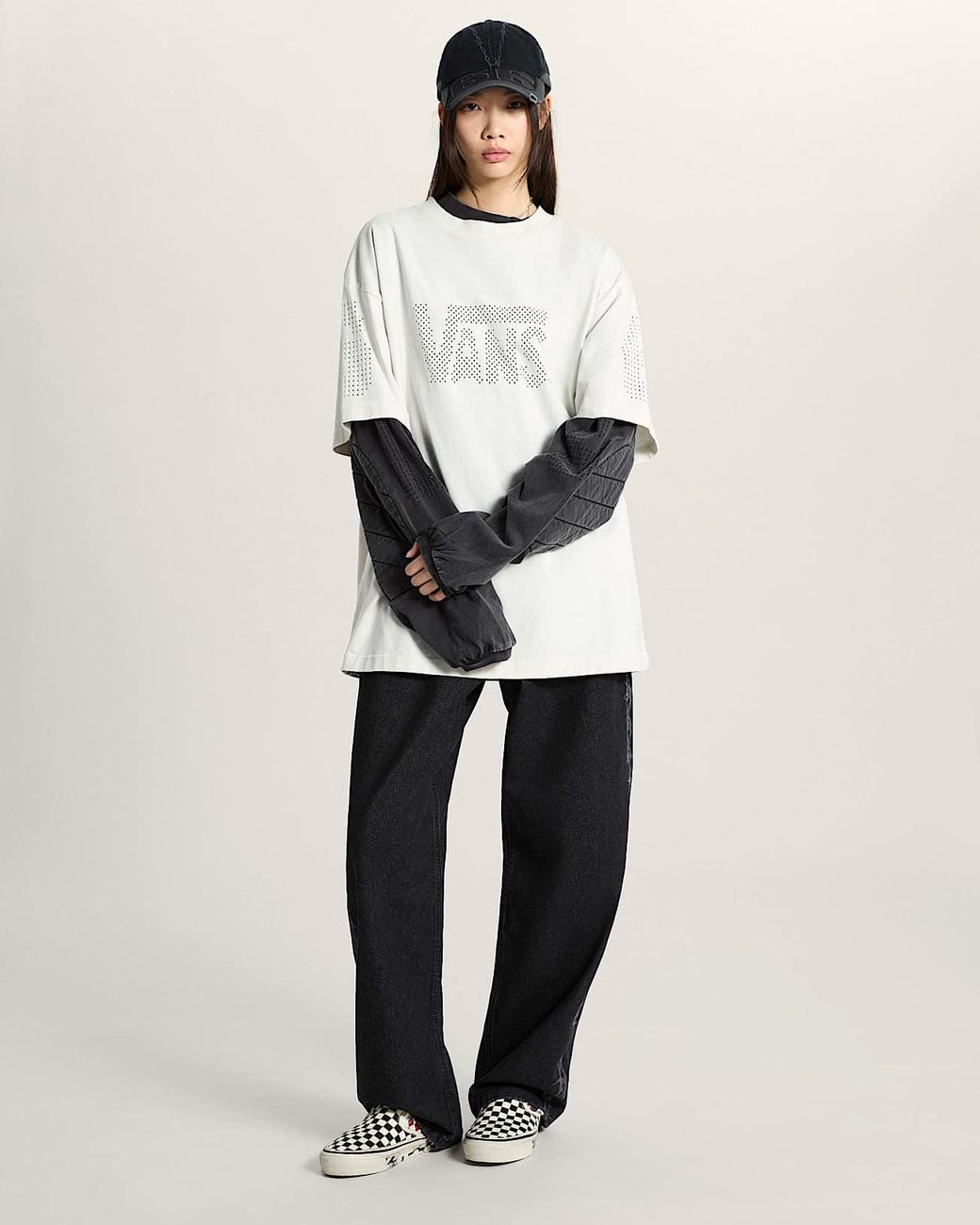 Vans White A.O.D. By Slam Jam Lasered T-Shirt for men