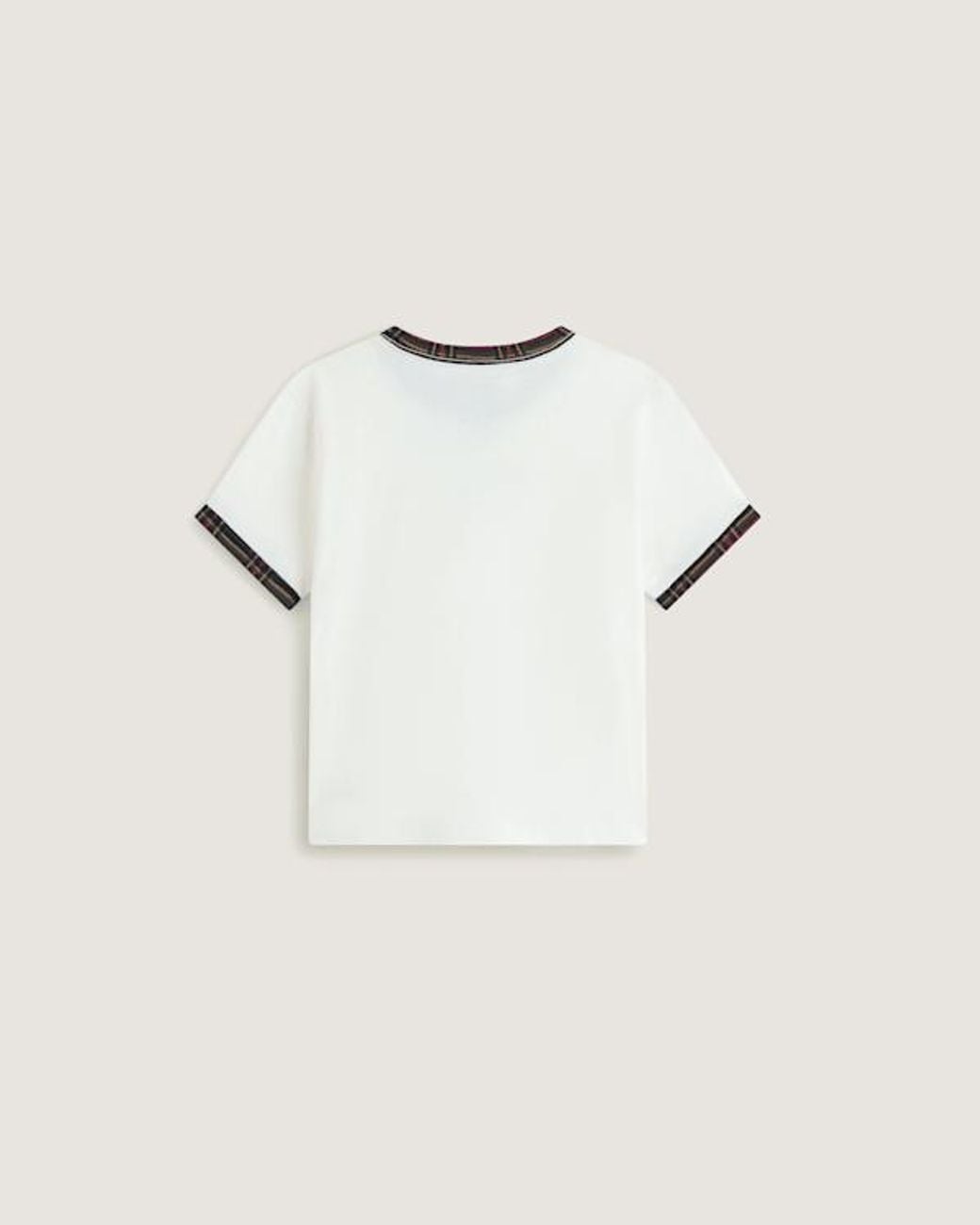 Vans Natural Salton Plaid Ringer T-Shirt
