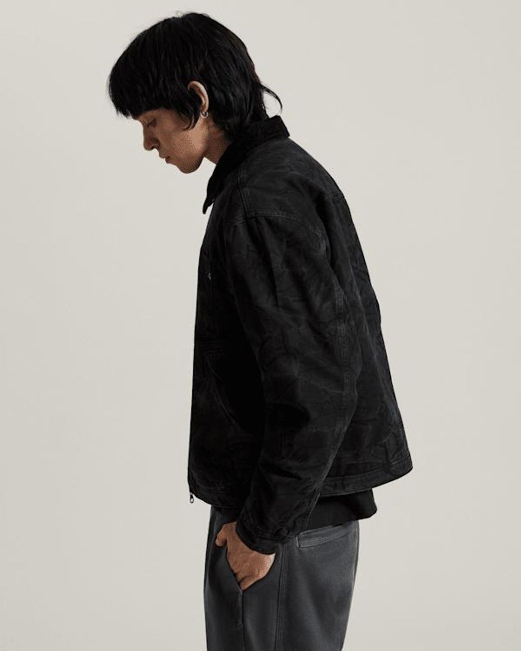 Vans Blue Nico Chore Canvas Jacket for men