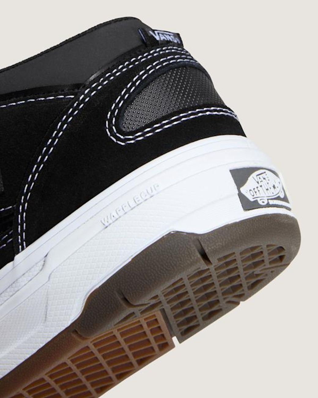 Vans Black Skate Half Cab Wafflecup Shoes for men