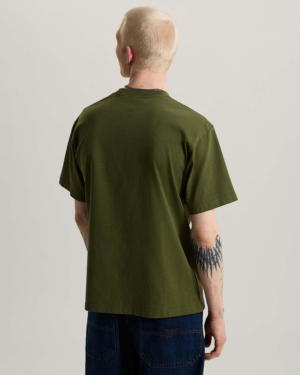 Vans Green Premium Loose Fit T-Shirt for men