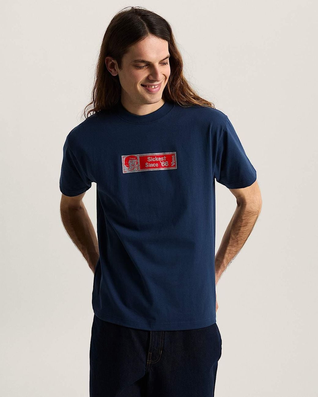 Vans Sickest 66 Ss Tee Dress Blues for men