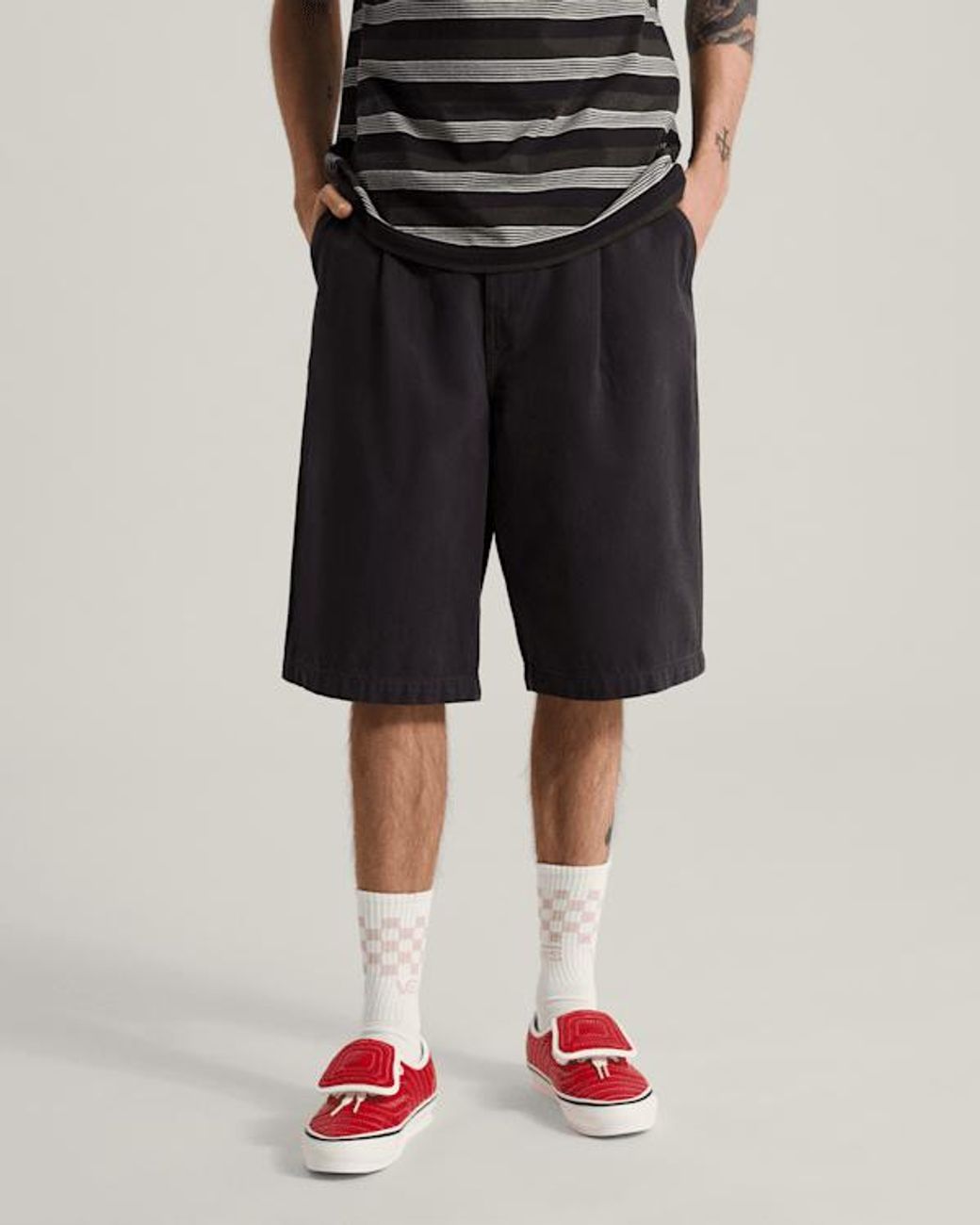 Vans Blue Authentic Chino Baggy Short for men