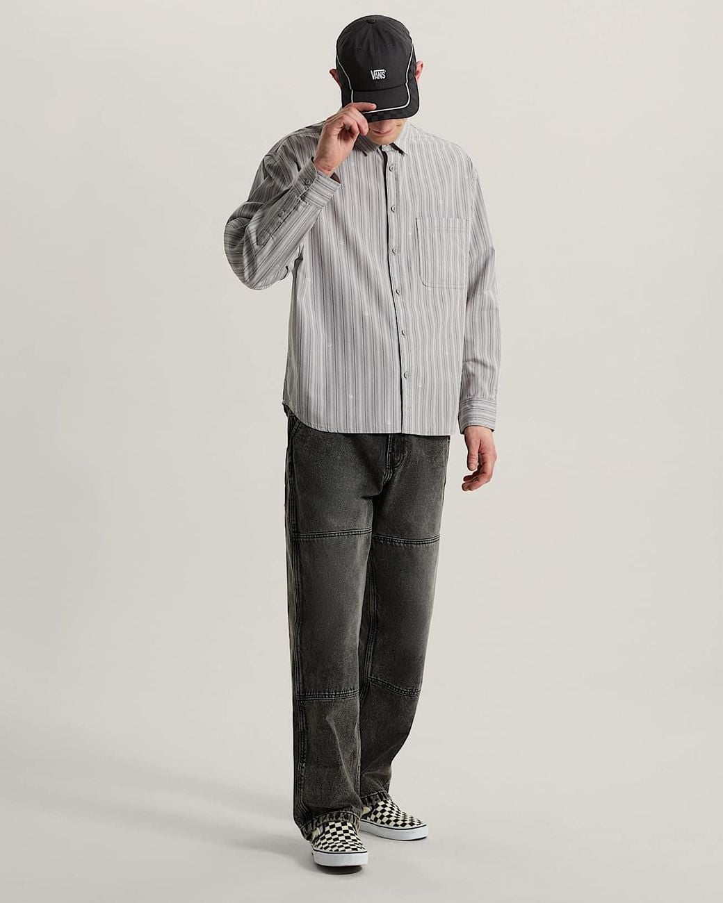 Vans Gray X Rowan Double Knee Denim Trousers for men