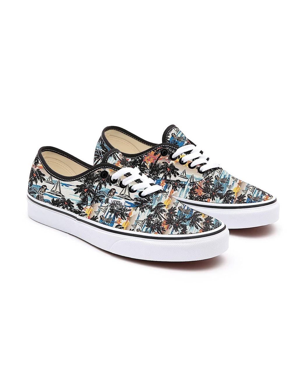 Vans White Customs Aloha Authentic for men