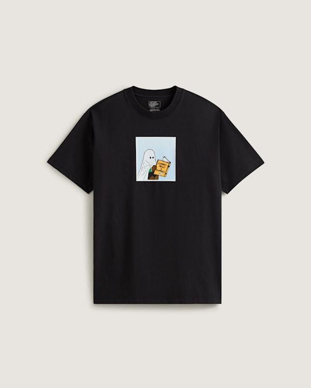 Vans Black Commitment 4 Dummies Loose T-Shirt for men