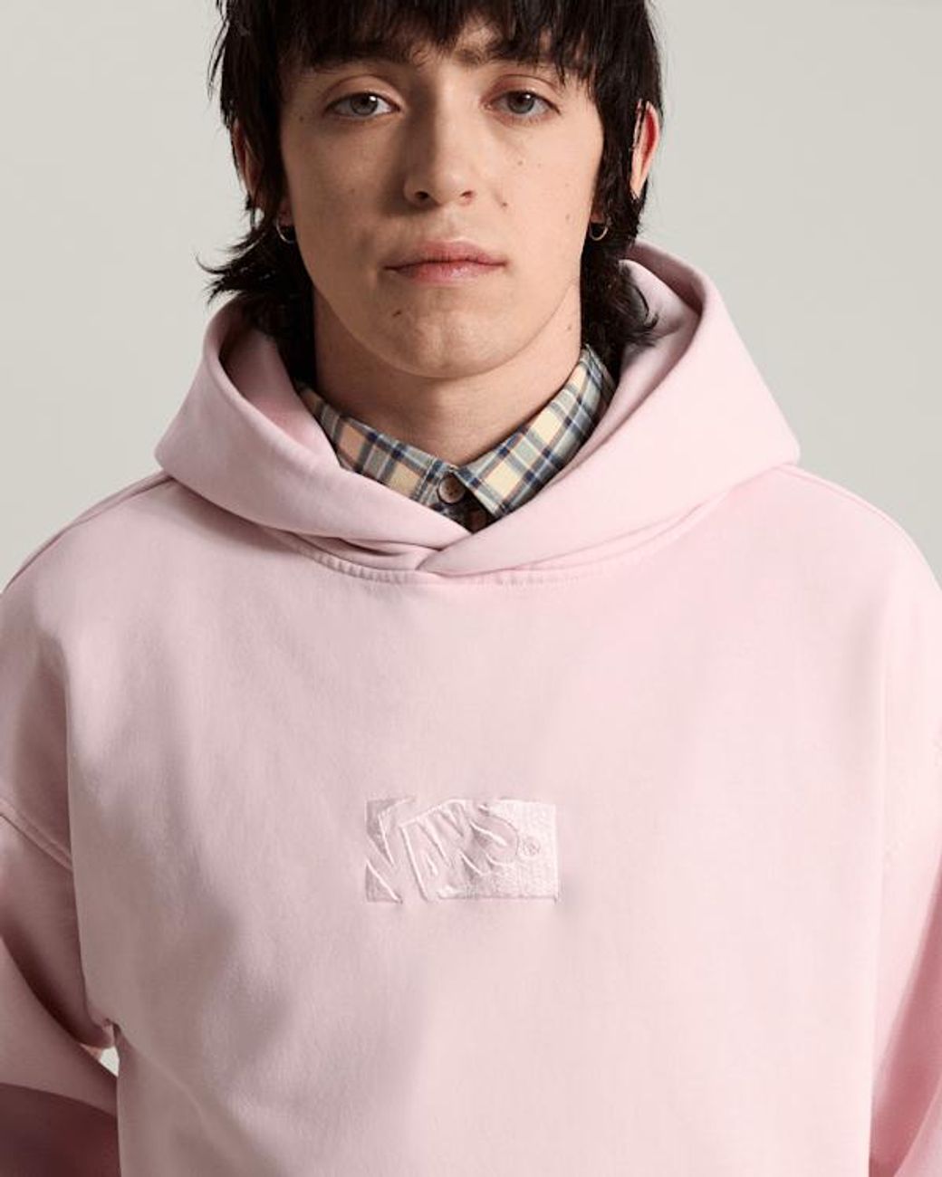 Vans Pink Premium Pullover Hoodie for men