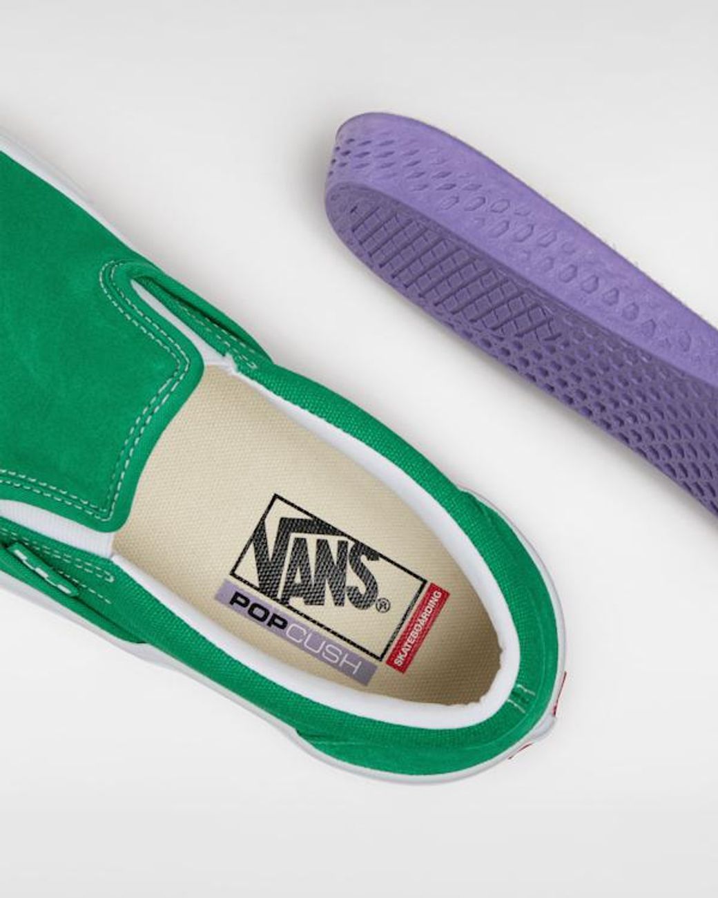 Vans Skate Slip-On Shoes in Green for Men | Lyst UK