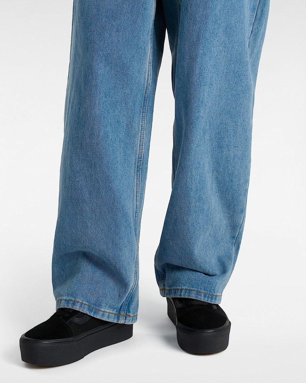 Vans Black Old Skool Platform Schuhe, Damen, Größe