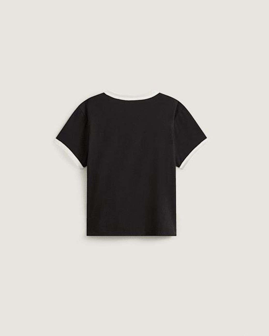Vans Black Places I Wish To Go Ringer Ss Tee