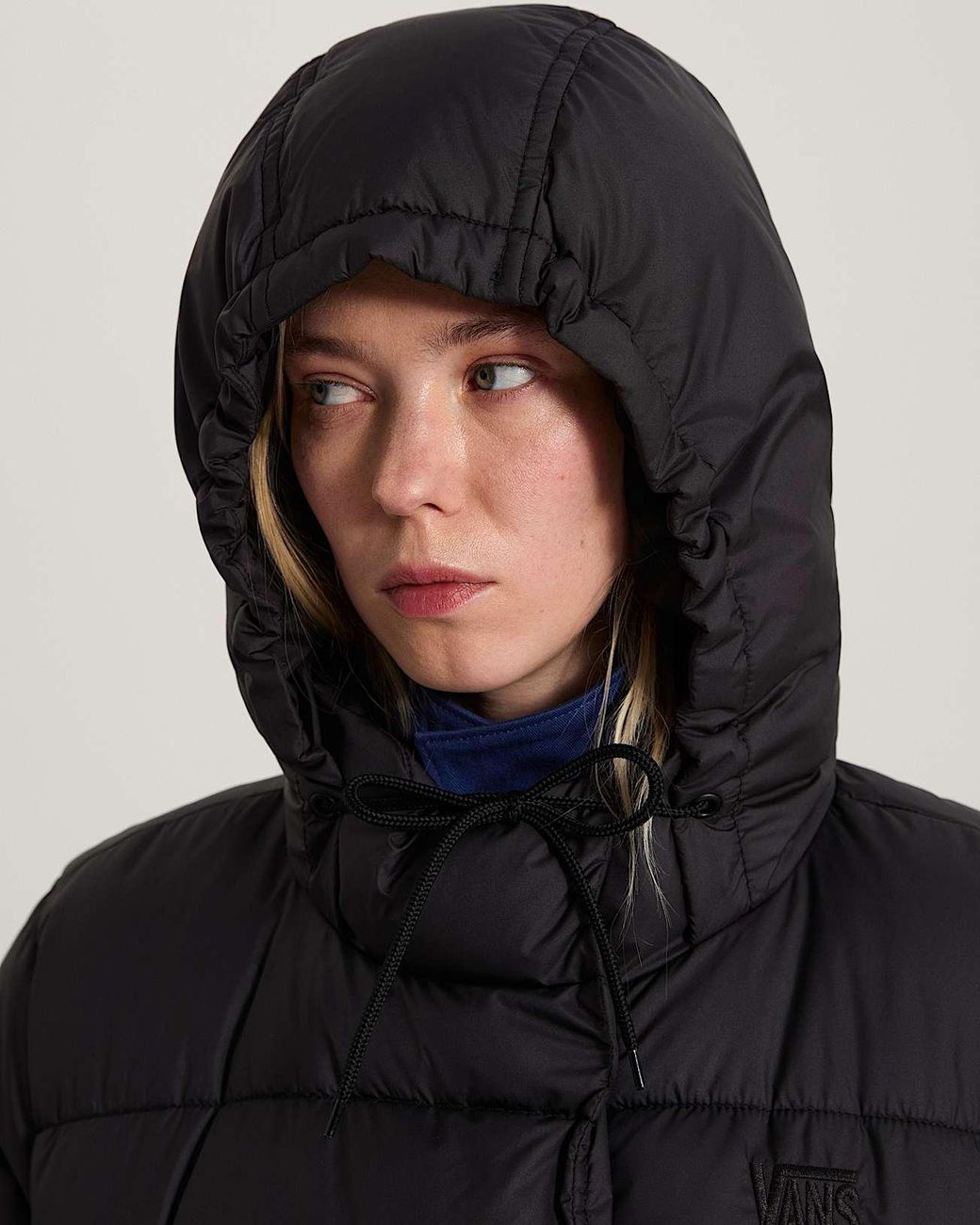 Vans Black Hillgate Regular Length Puffer