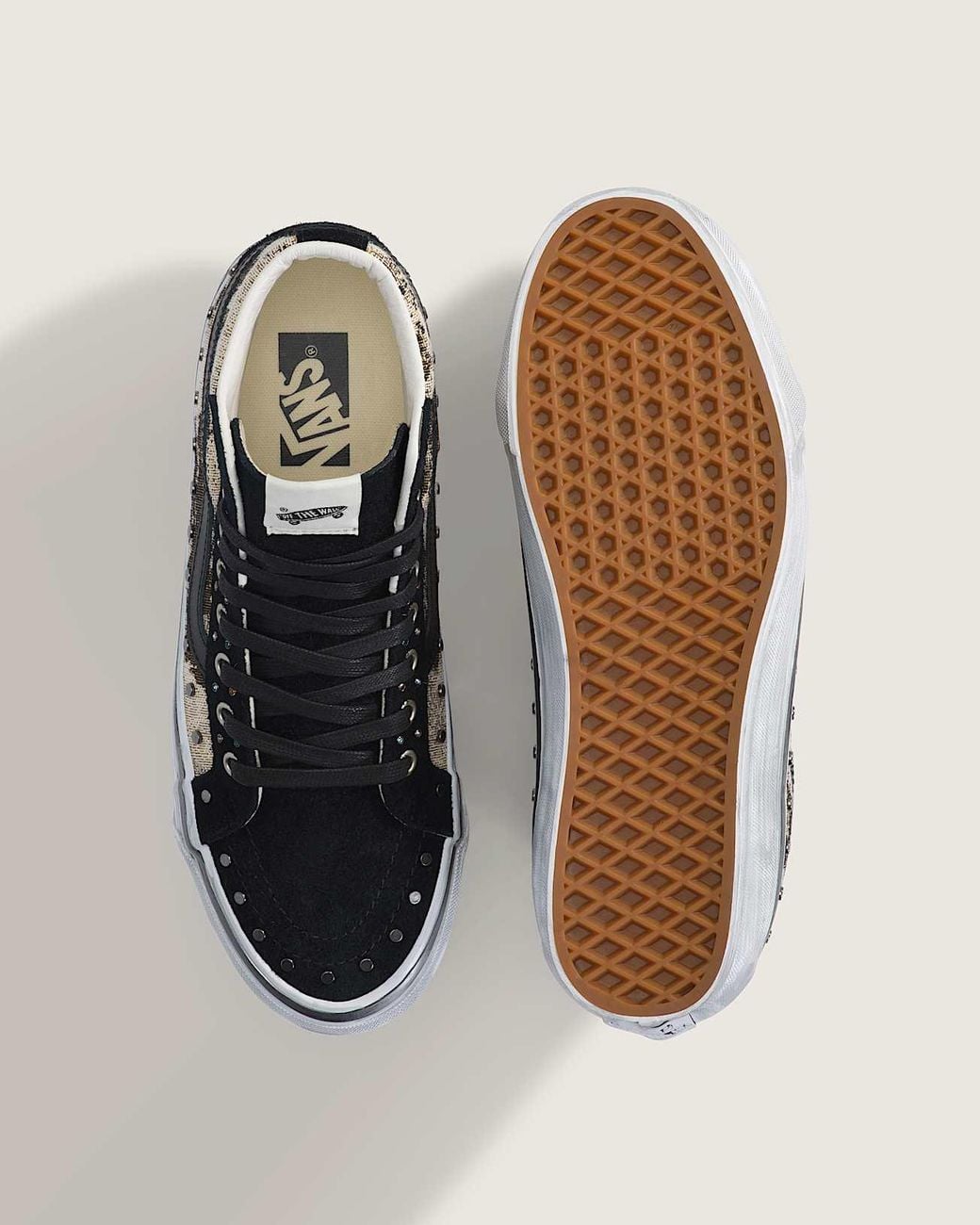 Vans Black Premium Sk8-Hi Shoes for men