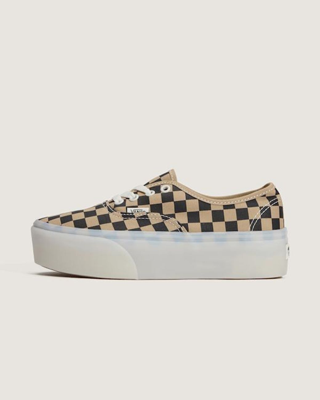 Vans Natural Authentic Platform Shoes for men