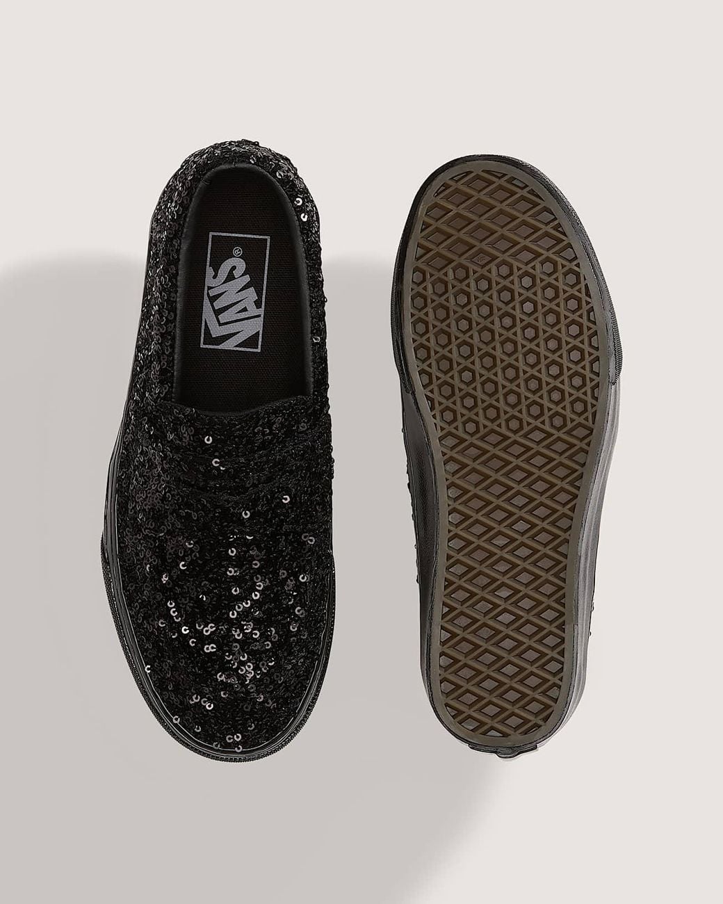 Vans Black Skate Loafer Shoes for men