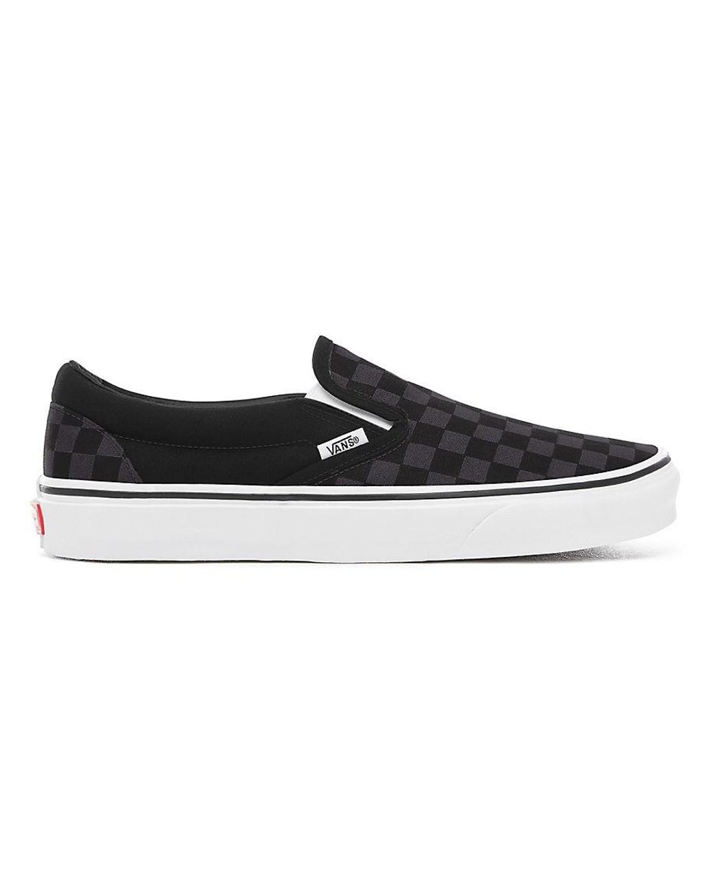 Vans grey and store black checkerboard