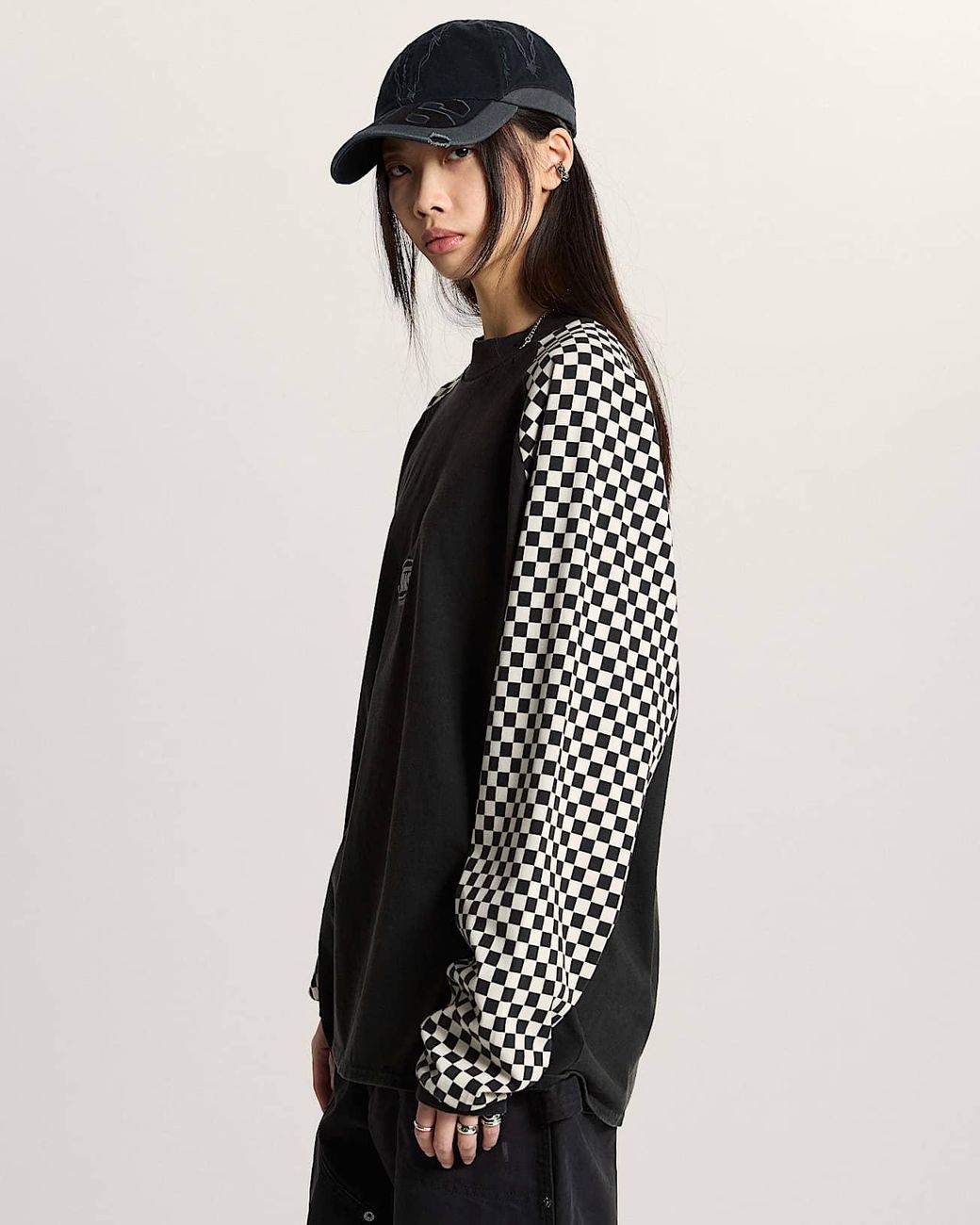 Vans Black A.O.D. By Slam Jam Racing Long Sleeve T-Shirt for men