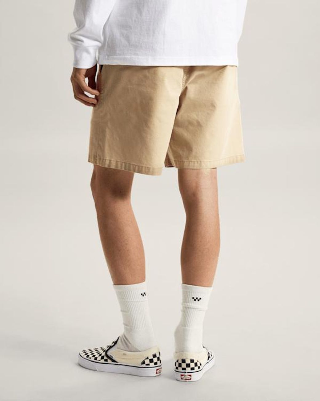Pantalones Cortos Elásticos Holgados Range, Hombre, Talla Vans de hombre de color Natural