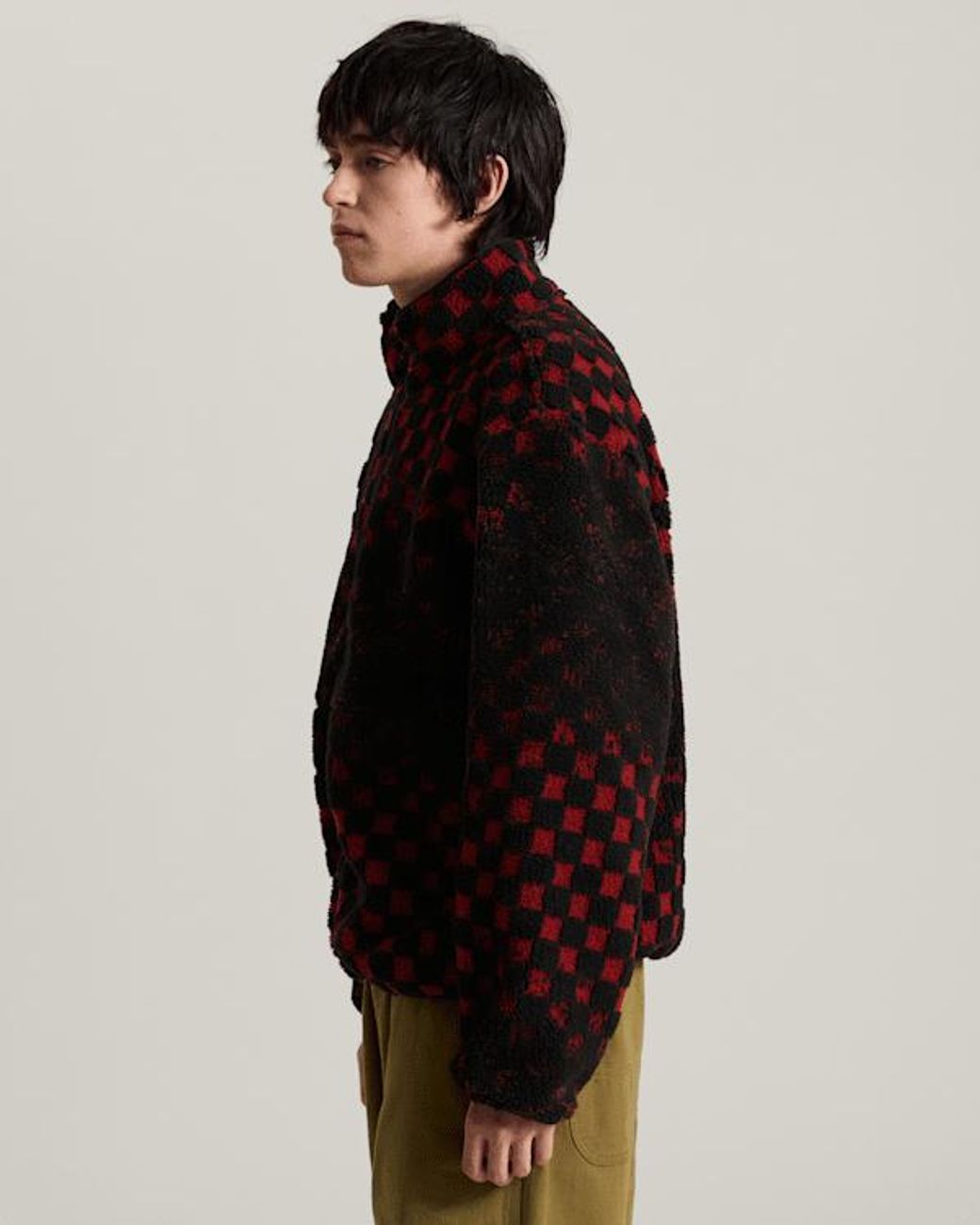 Vans Red Nights High Pile Jacket Poppy Ember for men