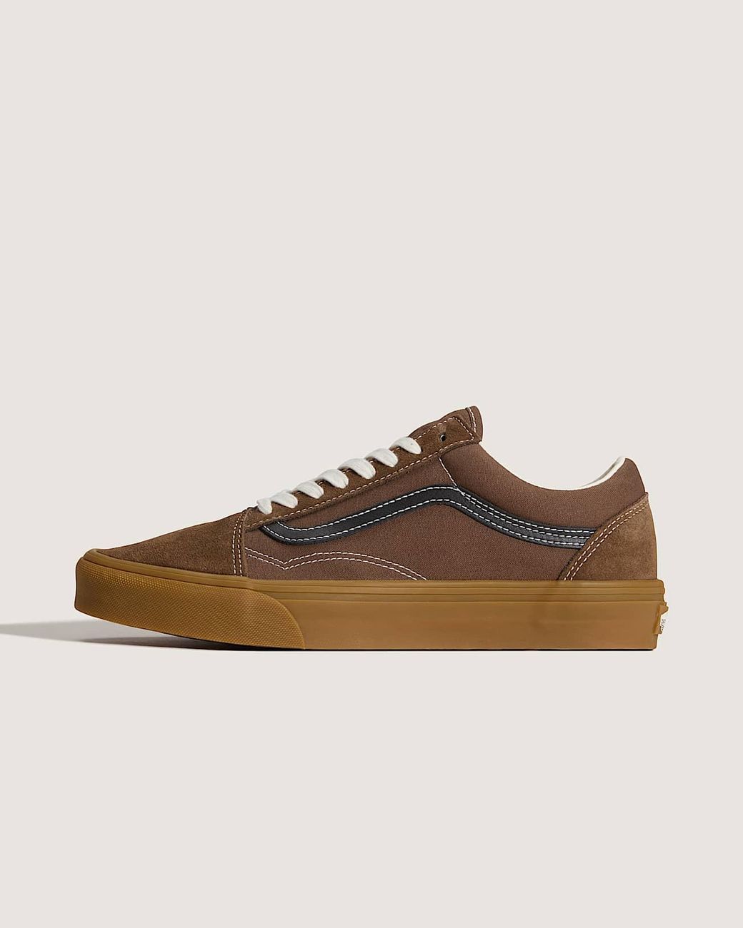 Vans Brown Old Skool Shoes for men