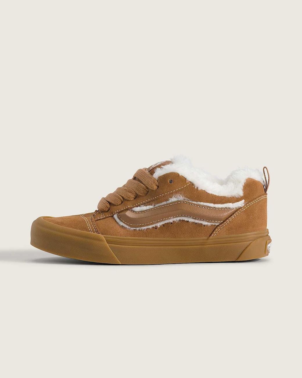 Vans Brown Knu Skool Shoes for men