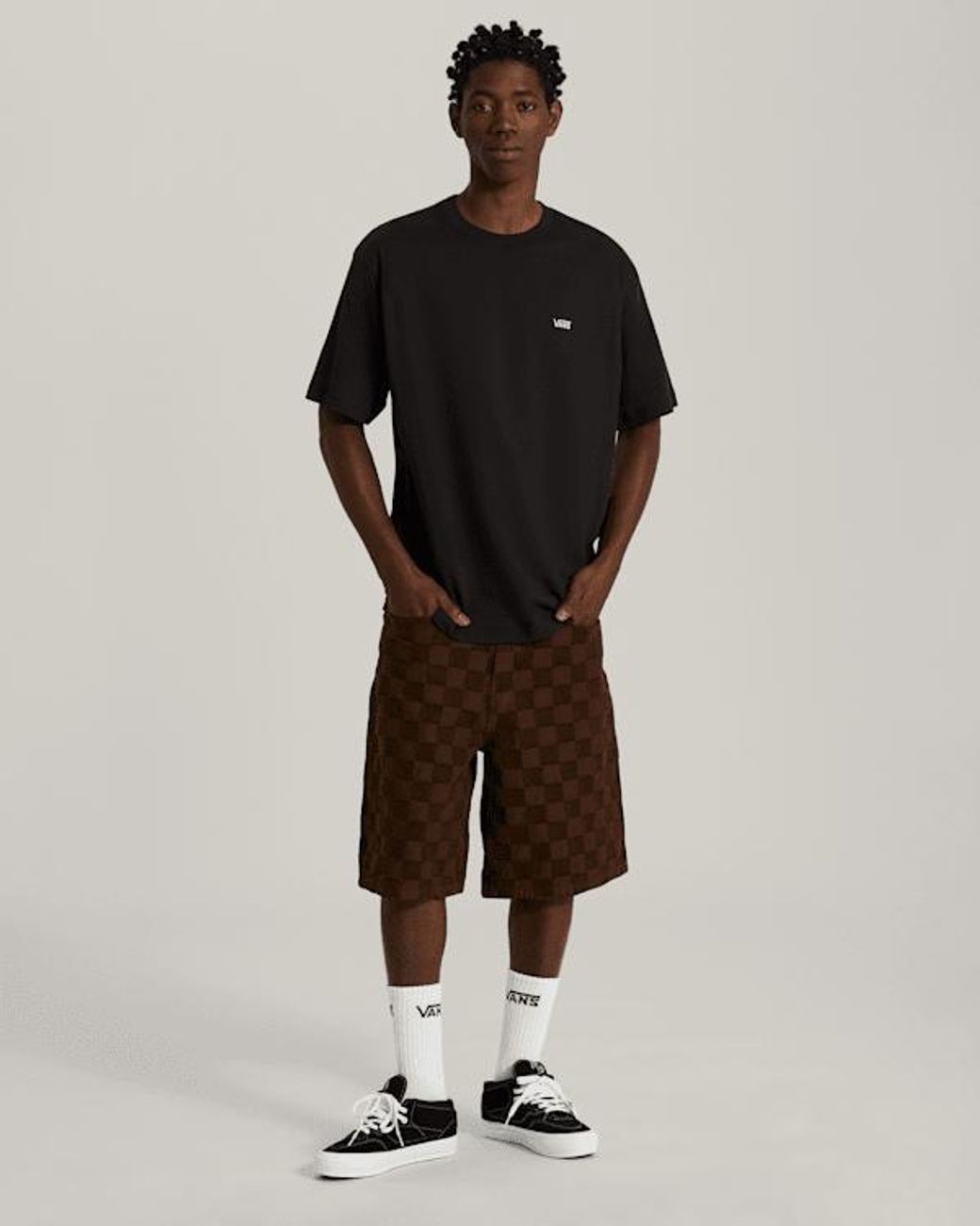 Vans Black Left Chest Ii Logo T-Shirt for men