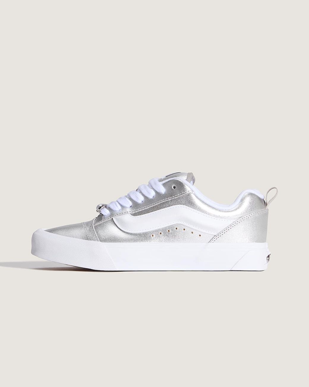Vans White Knu Skool Shoes for men