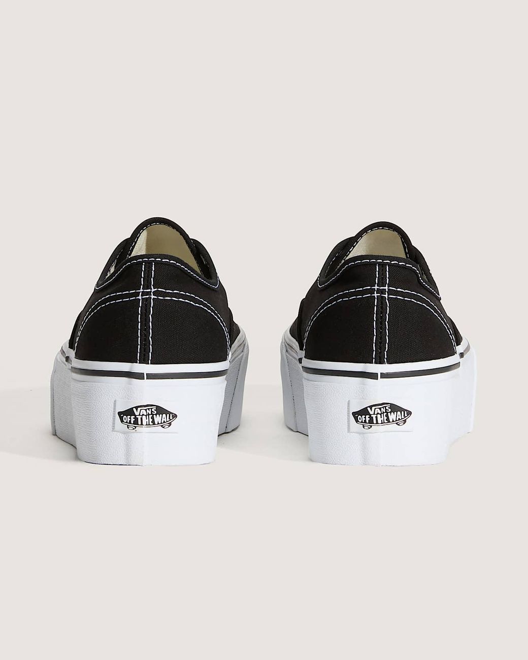 Vans Black Authentic Platform Schuhe, Damen, Größe