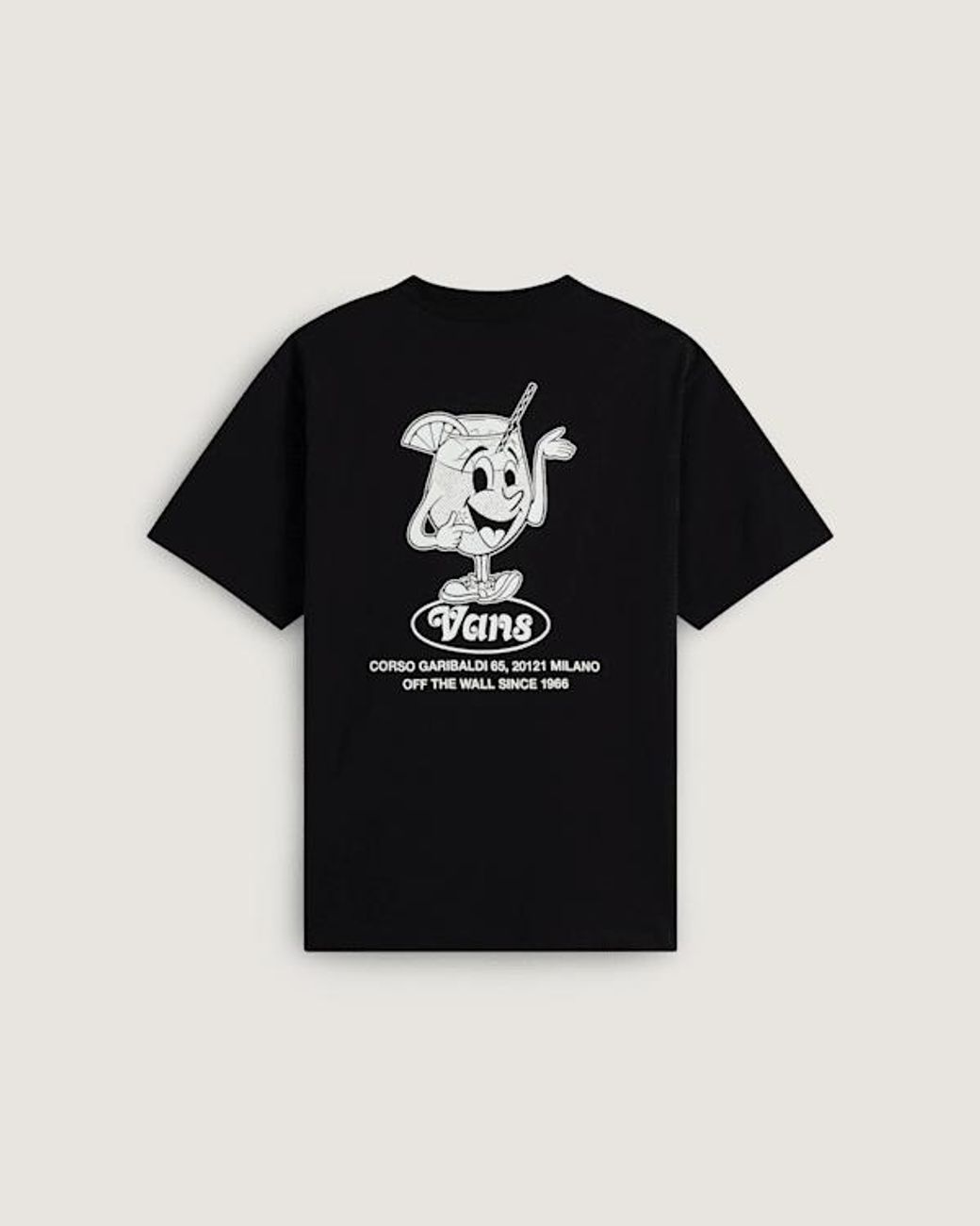 Vans Black Milano Apertivo T-Shirt for men