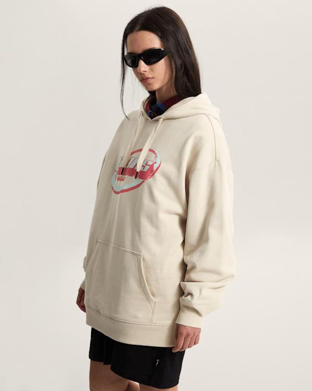 Vans Natural V2K Os Hoodie, Damen, Größe