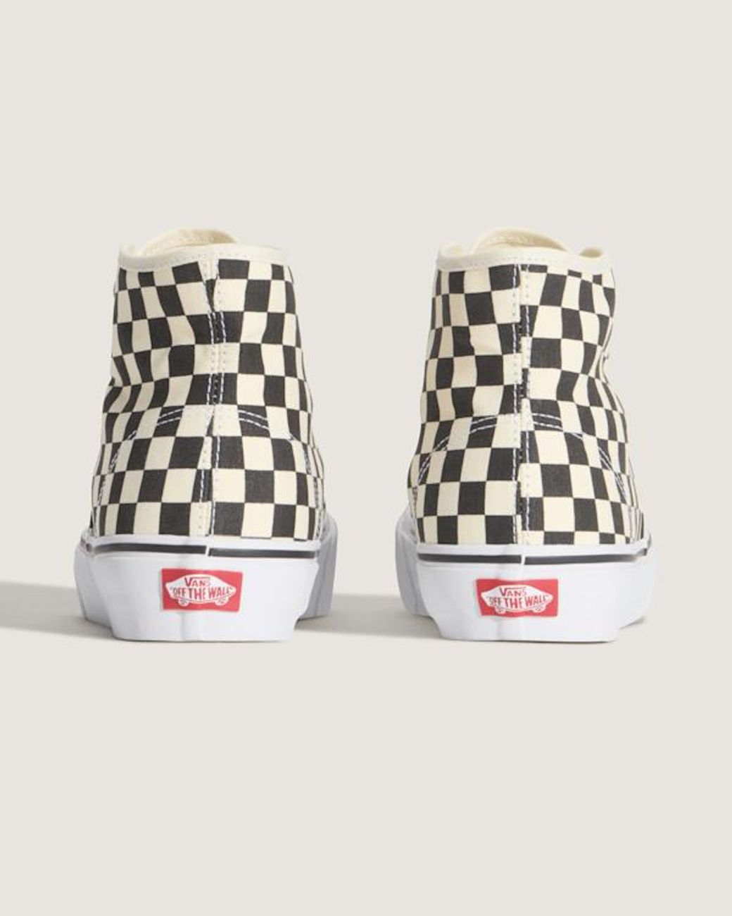 Vans Natural Authentic Hi 2.0 Checkerboard Shoes for men