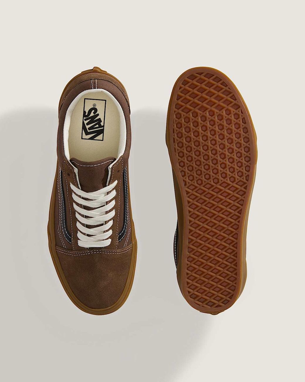 Vans Brown Old Skool Shoes for men