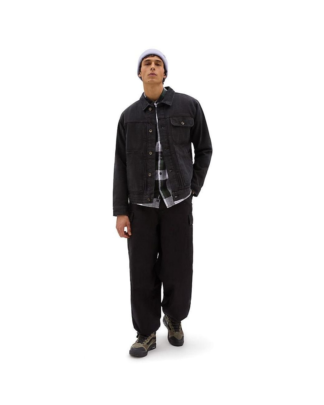 Vans denim jacket mens store