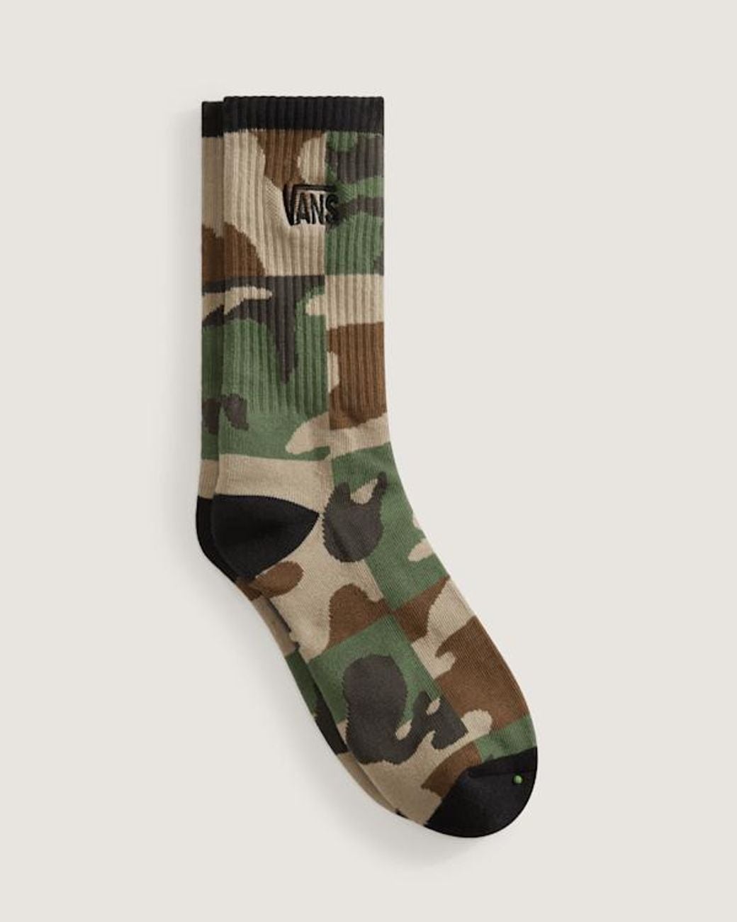 Vans Gray Verne Crew Socks, Size: L (8.5-12​ for men