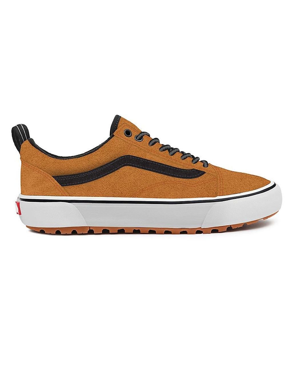 Vans orange shop suede