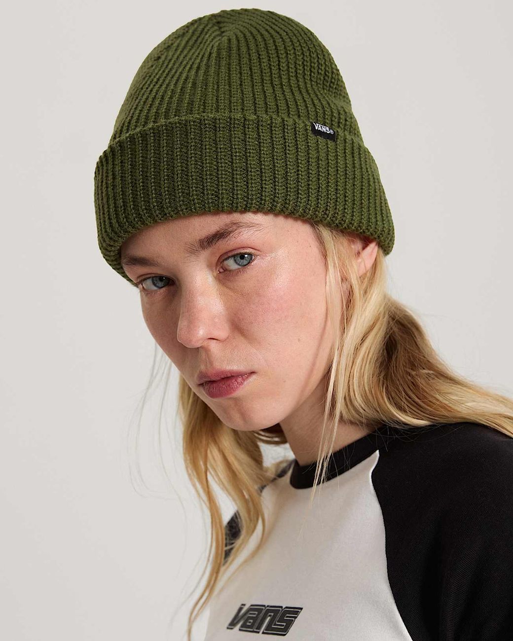 Vans Core Basic Cuff Beanie, Grootte in het Green voor heren