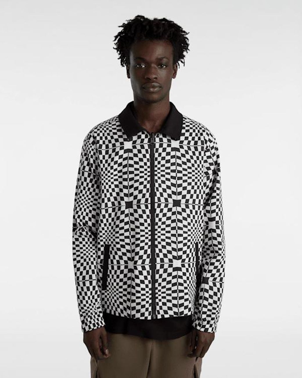 Vans Black Premium Reversible Station Jacket for men