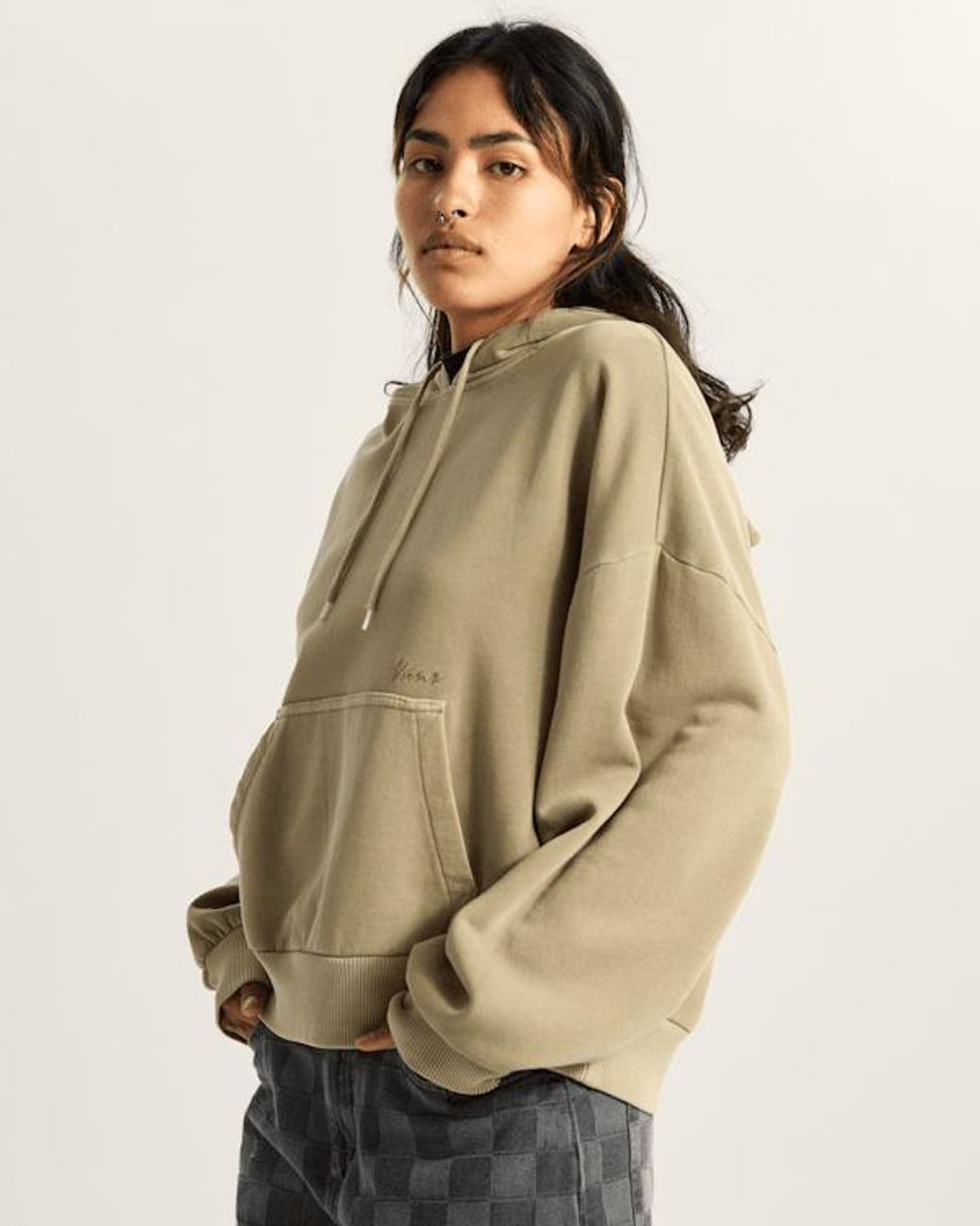 Vans Natural Retro Hoodie, Damen, Größe