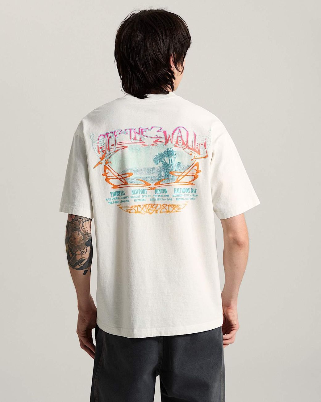 Vans Natural Jetty Sets Ss T-Shirt for men