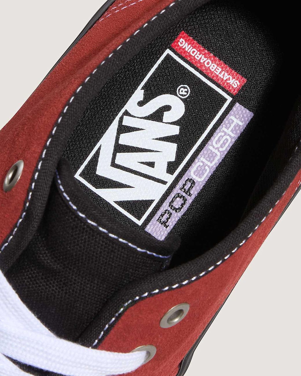 Vans Red Skate Authentic Mid Shoes for men