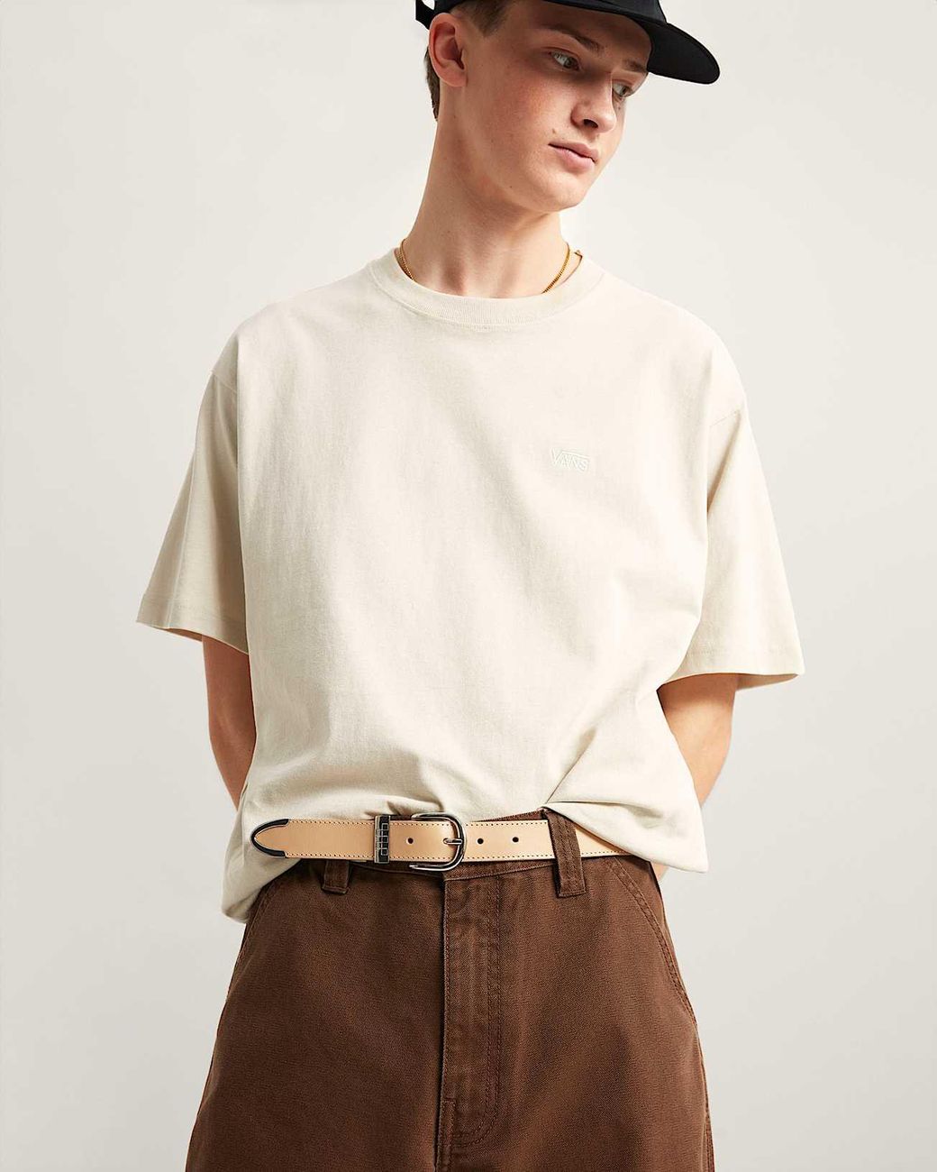 Vans Premium Basic-Gürtel, Herren, Größe in Natural für Herren