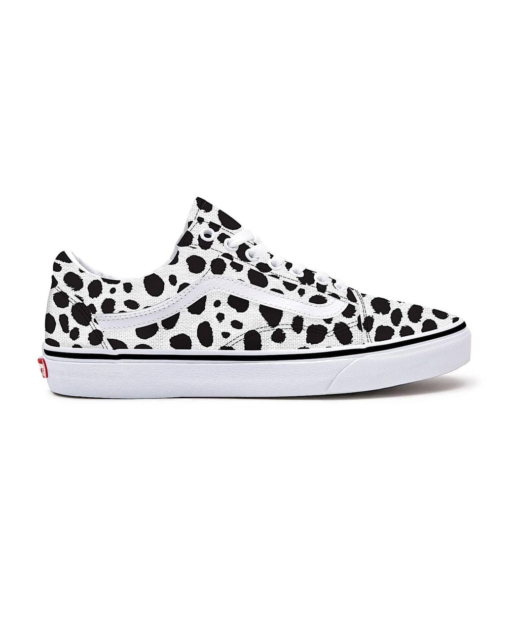 Vans White Customs Dalmatian Old Skool