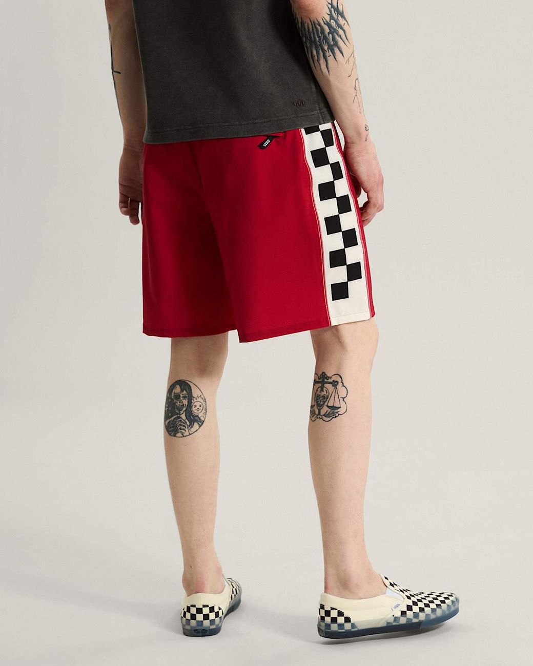Vans Red Daily Sideline Boardshorts for men
