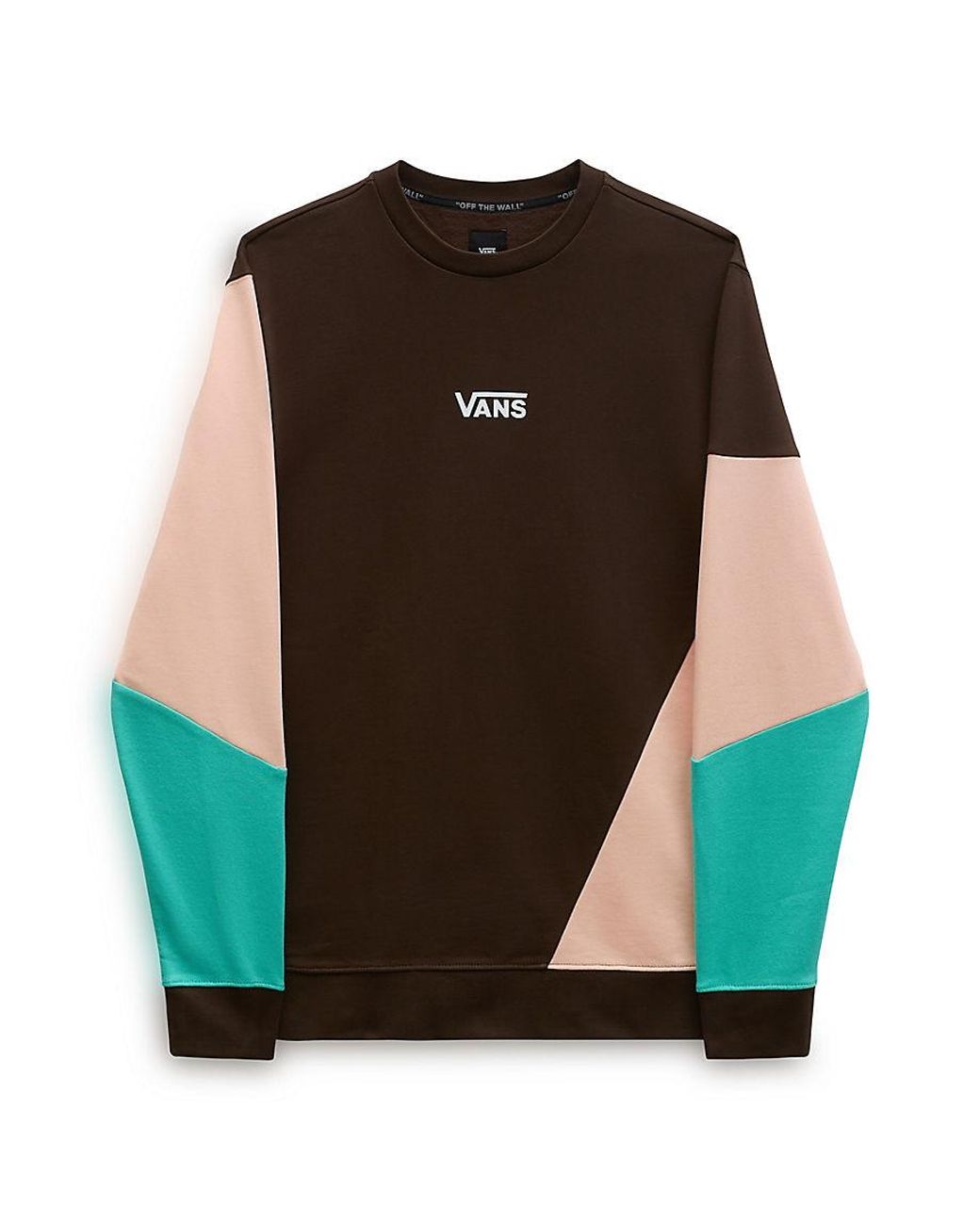 Felpa Girocollo Offset Ii di Vans in Marrone Lyst