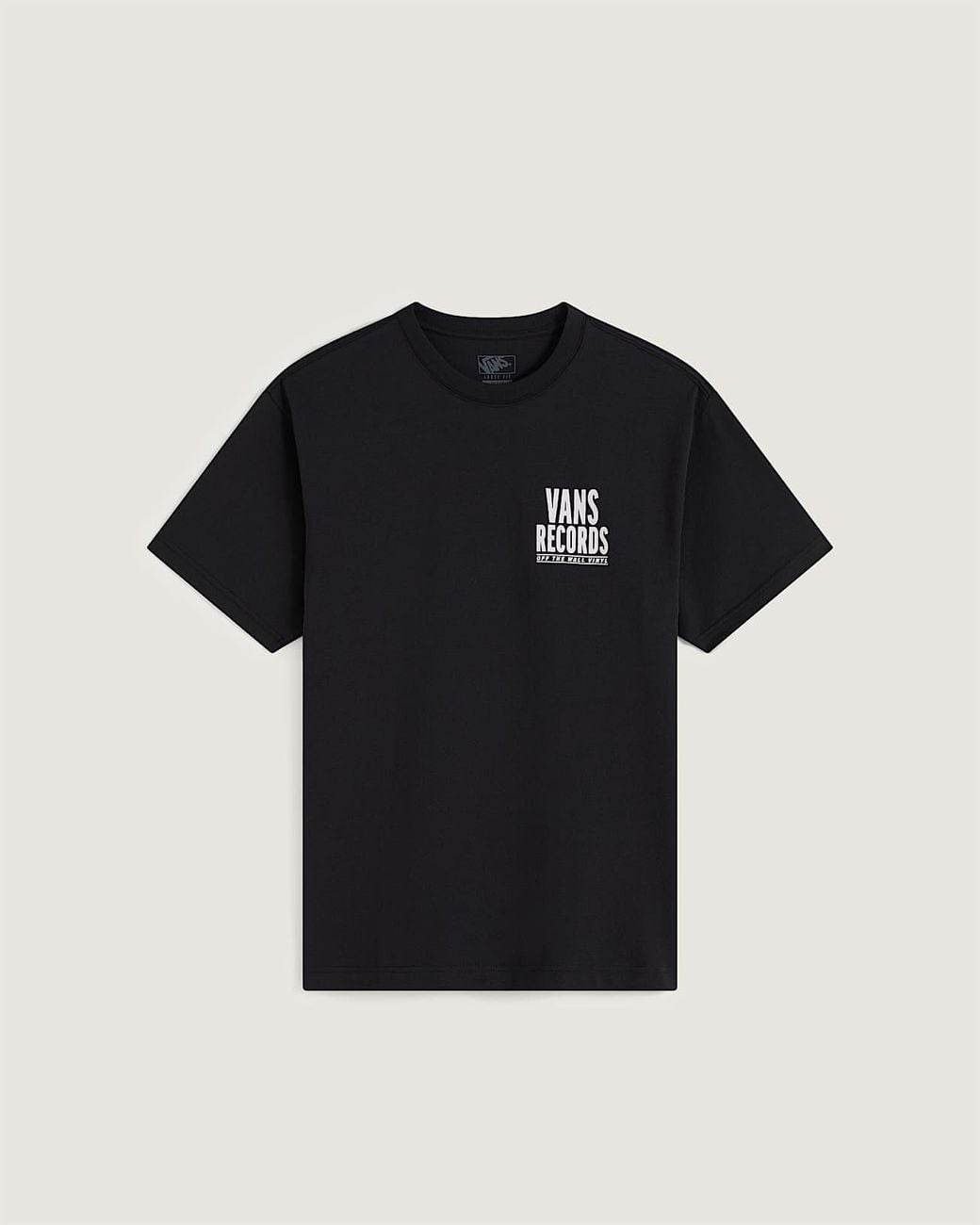 Vans Black Vinyl Ss Tee for men