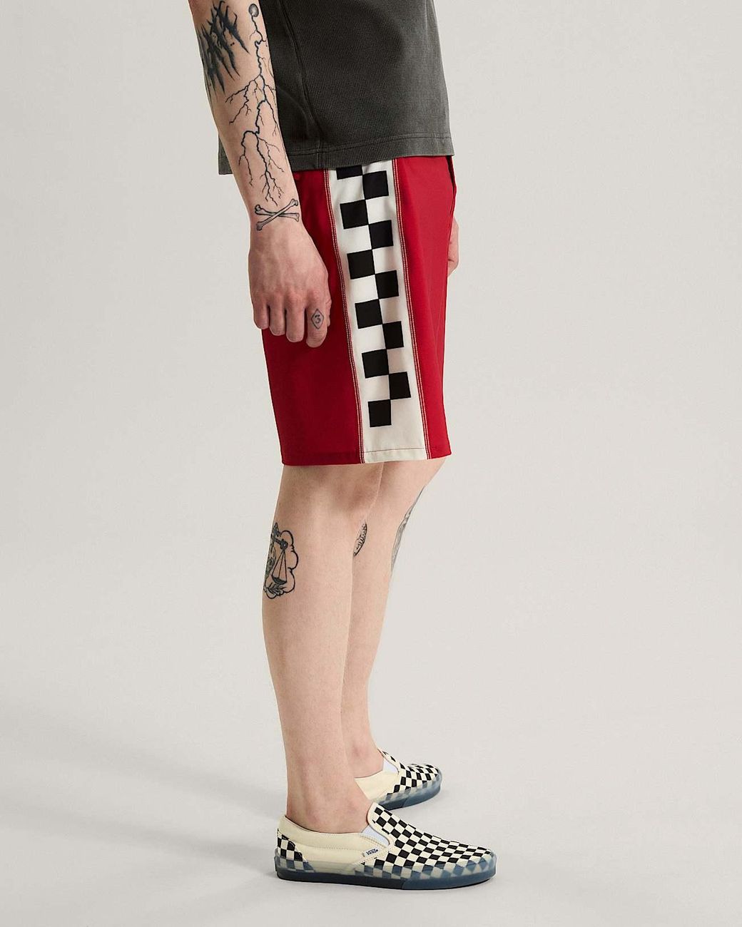 Vans Red Daily Sideline Boardshorts for men