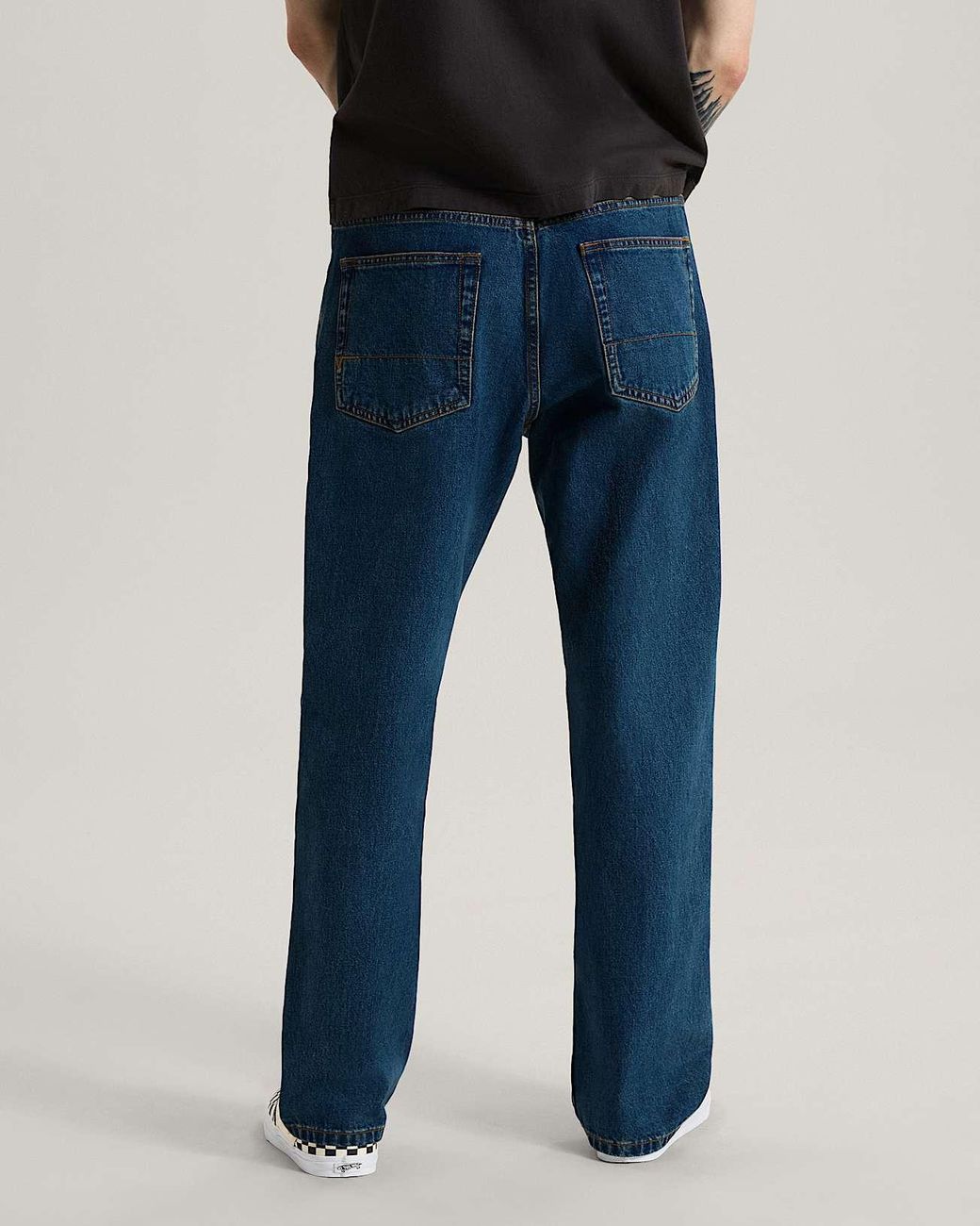 Vans Blue Check-5 Straight Denim Pant Vintage for men
