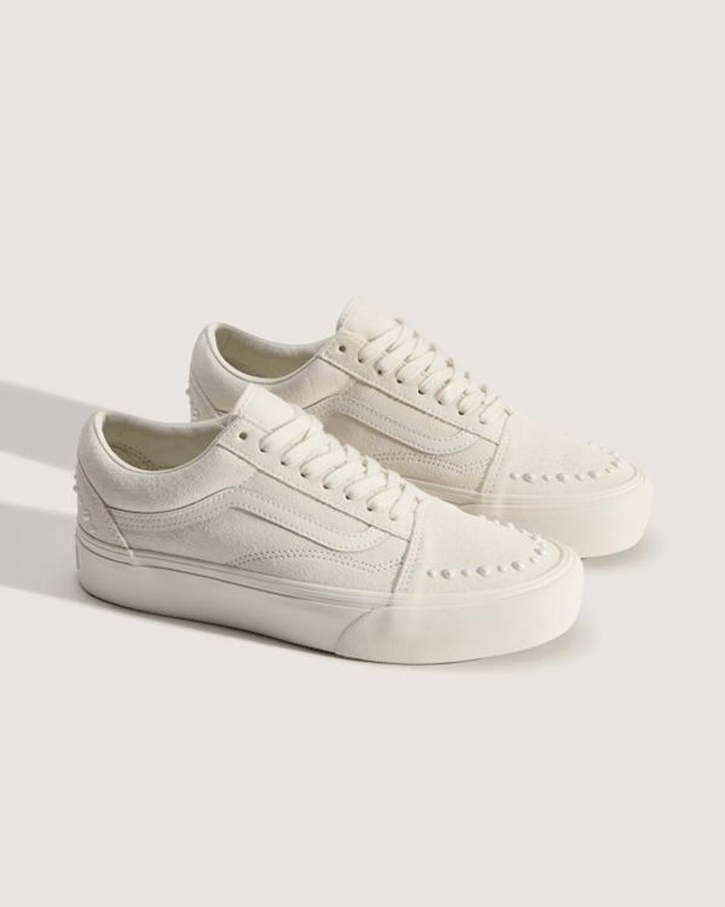 Vans Natural Old Skool Platform Shoes for men