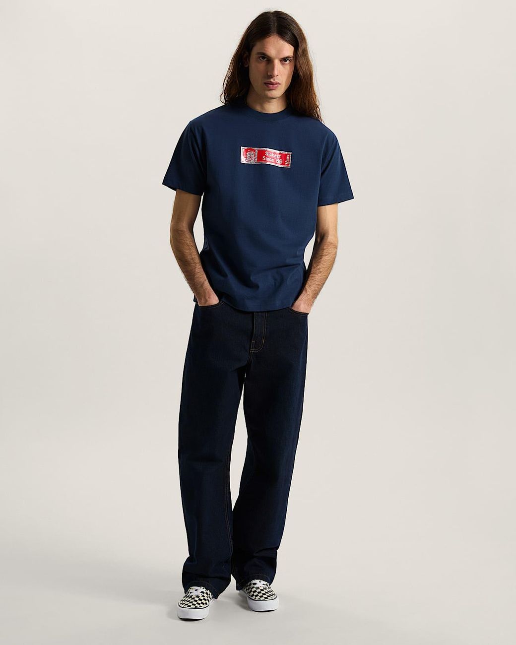 Vans Sickest 66 Ss Tee Dress Blues for men