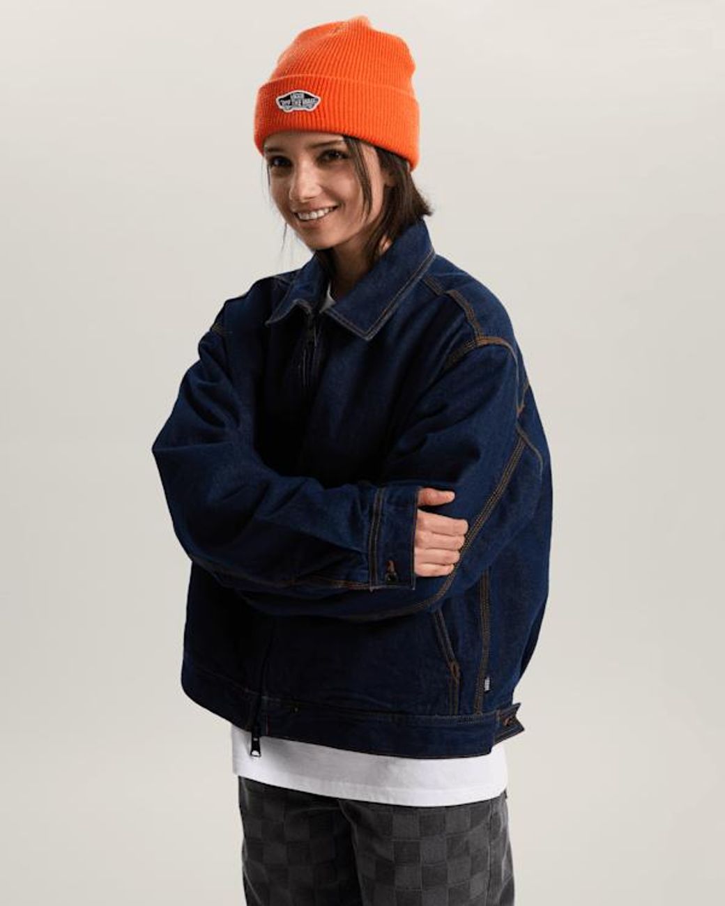 Vans Premium Station Jacke Aus Denim, Herren, Größe in Blue für Herren