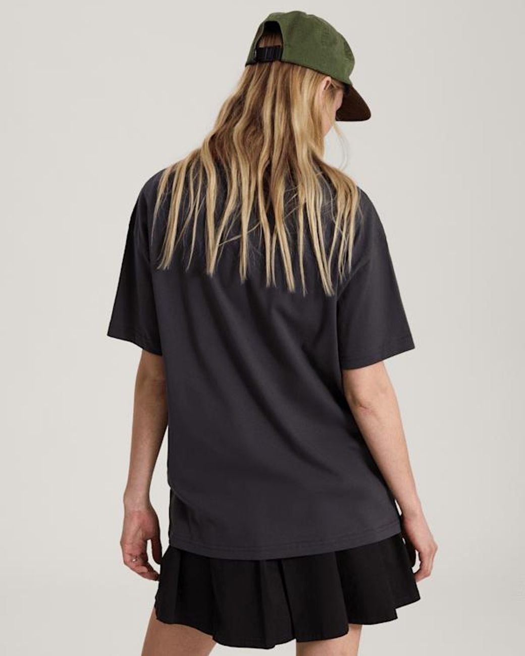 Vans Blue Minds Eye Oversized Ss Tee Charcoal